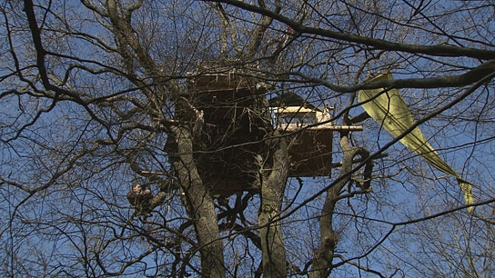 "Die Rote Linie - Widerstand im Hambacher Forst", Quelle: mindjazz pictures, DIF
