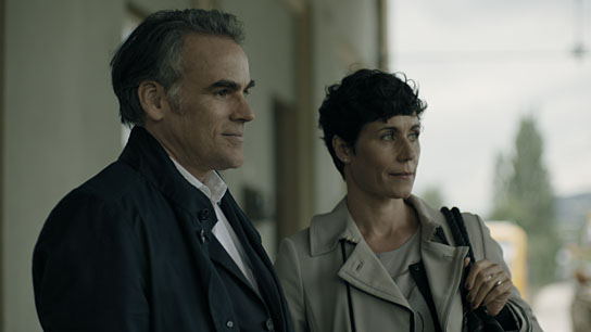 Sebastian Blomberg, Nina Kunzendorf in "Das Verschwinden" (2017); Quelle: Universum Film, DFF, © ARD, 23/5 Filmproduktion, Yoshi Heimrath