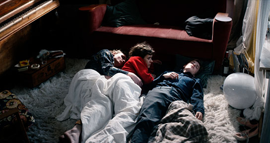 Johannes Nussbaum, Liv Lisa Fries, Louis Hofmann (v.l.n.r.) in "Prélude" (2019); Quelle: X Verleih, DFF, © X Verleih AG