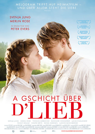 Filmplakat von "A Gschicht über d'Lieb" (2018); Quelle: Edition Salzgeber, DFF, © Salzgeber & Co. Medien GmbH