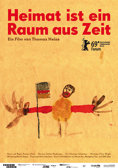 Filmplakat von "Heimat ist ein Raum aus Zeit" (2019); Quelle: GMfilms, DFF