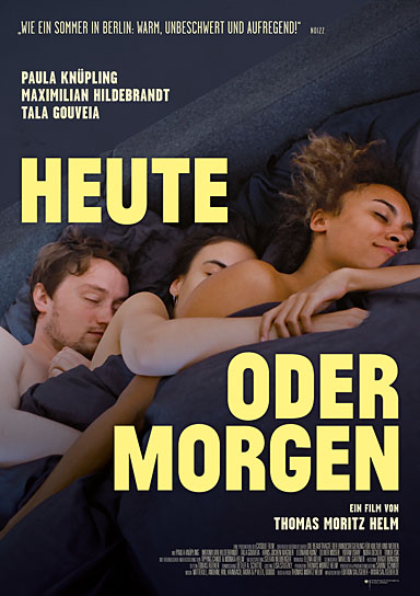 Filmplakat von "Heute oder morgen" (2019); Quelle: Edition Salzgeber, DFF, © Salzgeber & Co. Medien GmbH