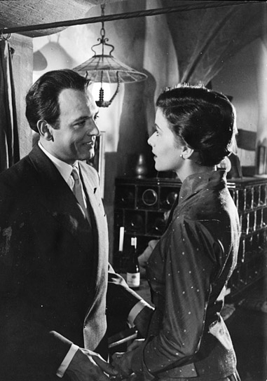 Will Quadflieg, Elisabeth Müller in "Moselfahrt aus Liebeskummer" (1953)