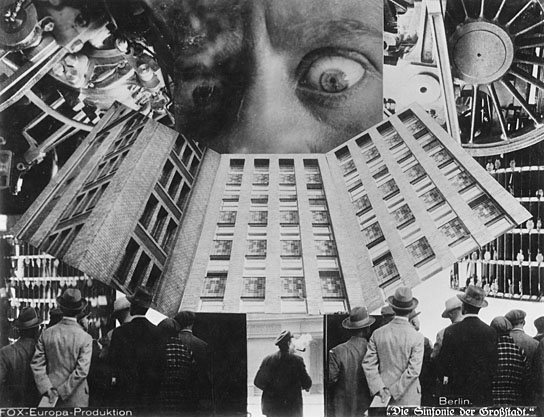 Collage "Berlin. Die Sinfonie der Großstadt" (1927); Quelle: DFF