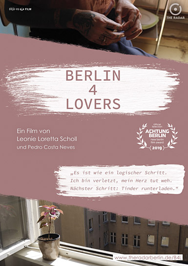 Filmplakat von "Berlin 4 Lovers" (2019); Quelle: déjà-vu Film, DFF, © déjà-vu Film