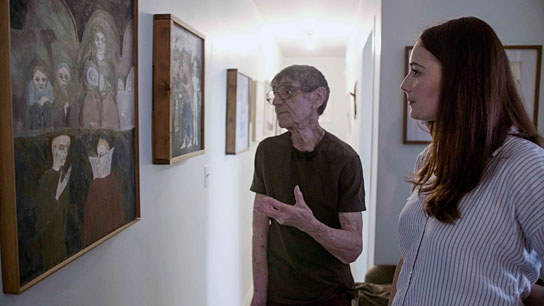 Jurek Bitter, Maria Ehrich in "Leaving the Frame" (2019); Quelle: Koryphäen Film, DFF, © Saudade Film