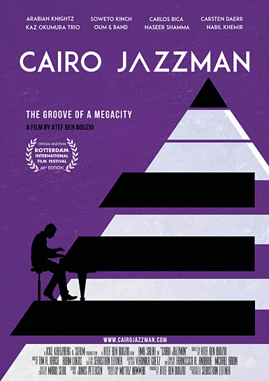 Filmplakat von "Cairo Jazzman" (2017); Quelle: Filmdisposition Wessel, DFF