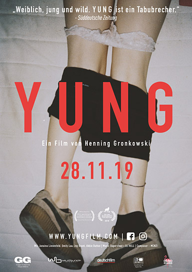 Filmplakat von "Yung" (2018); Quelle: Wild Bunch Germany, DFF