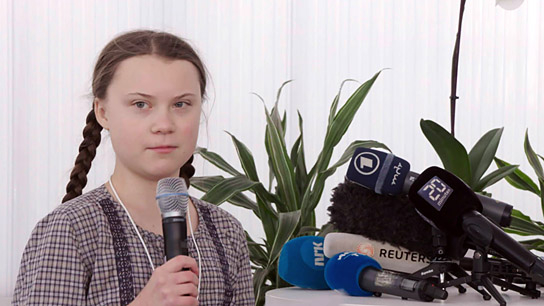 Greta Thunberg ("Das Forum", 2019); Quelle: gebrueder beetz filmproduktion, DFF