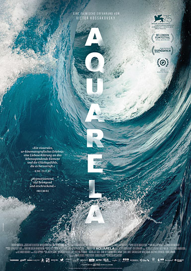 Filmplakat von "Aquarela" (2018); Quelle: Neue Visionen Filmverleih, DFF, © Neue Visionen Filmverleih
