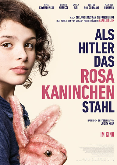 Filmplakat von "Als Hitler das rosa Kaninchen stahl" (2019); Quelle: Warner Bros. Pictures Germany, DFF, © Warner Bros. Ent.