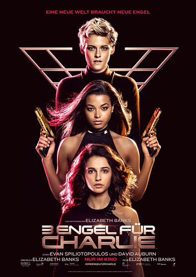 Teaserplakat von "3 Engel für Charlie" (2019); Quelle: Sony Pictures Entertainment Deutschland, DFF