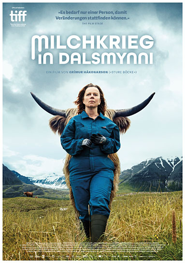 Filmplakat von "Milchkrieg in Dalsmynni" (2019); Quelle: Alamode Filmverleih, DFF