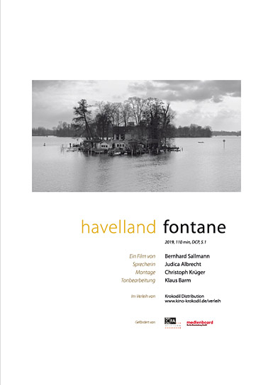 Filmplakat von "Havelland. Fontane" (2019); Quelle: Krokodil Distribution, DFF
