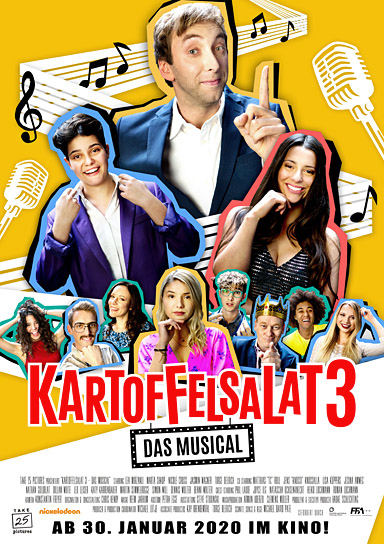 Filmplakat von "Kartoffelsalat 3 - Das Musical" (2019); Quelle: Take 25 Pictures, DFF