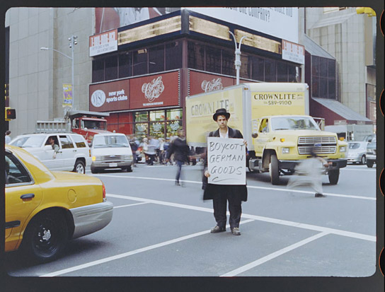 Christoph Schlingensief in New York ("Schlingensief - In das Schweigen hineinschreien", 2020); SQuelle: Filmgalerie 451, DFF, © Filmgalerie 451chlingensief - In das Schweigen hineinschreien; 