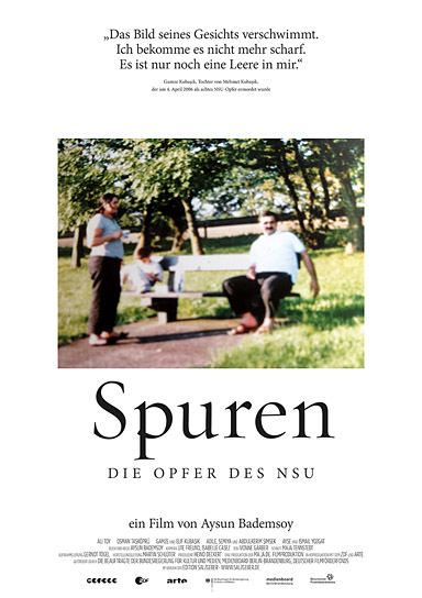 Filmplakat von "Spuren - Die Opfer des NSU" (2019); Quelle: Edition Salzgeber, DFF
