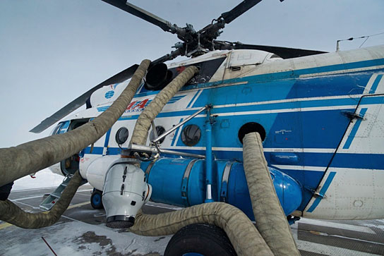 Dreharbeiten zu "Russland von oben" (2020); Quelle: Filmwelt, DFF, © colourFIELD, Peter Thompson, Filmwelt