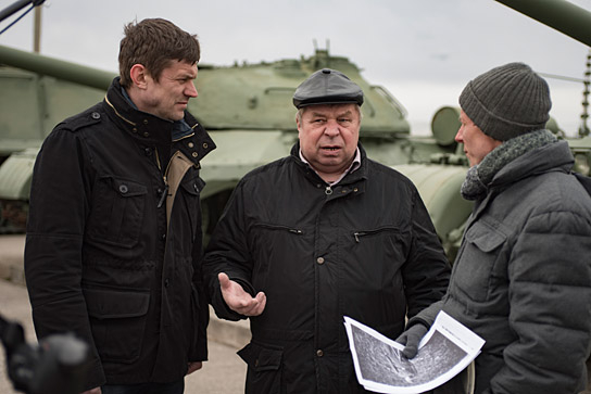 Sebastian Heinzel (rechts) in "Der Krieg in mir" (2019); Quelle: Filmdisposition Wessel, DFF, © Heinzelfilm GmbH, Foto: Ilya Kuzniatsou