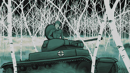 Animation zu "Der Krieg in mir" (2019); Quelle: Filmdisposition Wessel, DFF, © Heinzelfilm GmbH, Animation: Igor Shin Moromisato