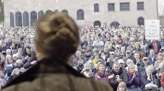 Sahra Wagenknecht in "Wagenknecht" (2020); Quelle: Edition Salzgeber, DFF, © Salzgeber & Co. Medien GmbH