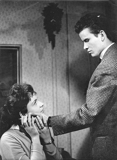 Barbara Frey, Horst Buchholz in "Endstation Liebe" (1958); Quelle: DFF