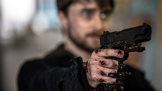 Daniel Radcliffe in "Guns Akimbo" (2019): Quelle: Universum Film, DFF