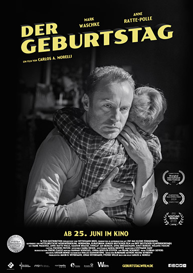 Filmplakat von "Der Geburtstag" (2019); Quelle: W-film, DFF