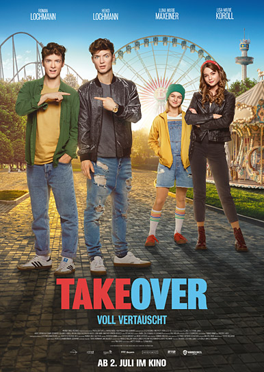 Filmplakat von "Takeover - Voll vertauscht" (2020); Quelle: Warner Bros. Pictures Germany, DFF