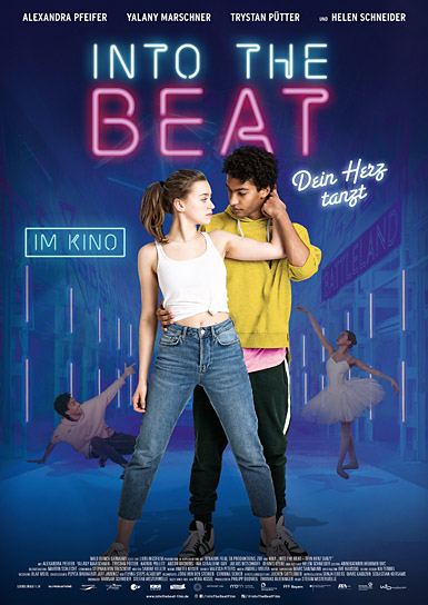 Filmplakat von "Into the Beat - Dein Herz tanzt" (2020); Quelle: Wild Bunch Germany, DFF, © Lieblingsfilm, Wild Bunch Germany 2020