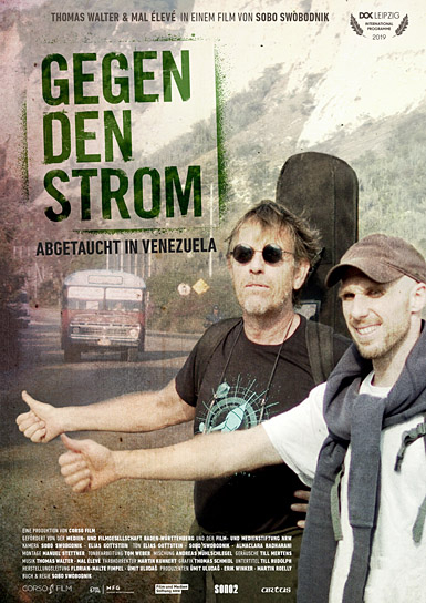 Filmplakat von "Gegen den Strom – Abgetaucht in Venezuela" (2019); Quelle: PARTISAN filmverleih, DFF