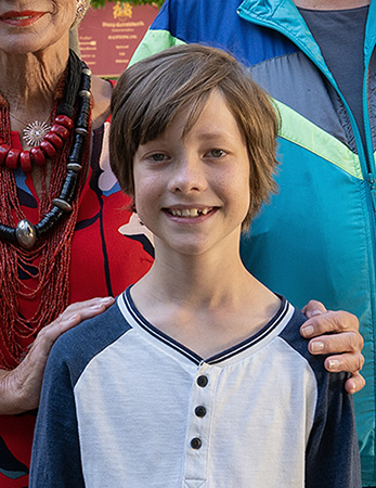 Jona Eisenblätter bei den Dreharbeiten zu "Max und die Wilde 7" (2020); Quelle: LEONINE Distribution, DFF, © Daniel Dornhöfer