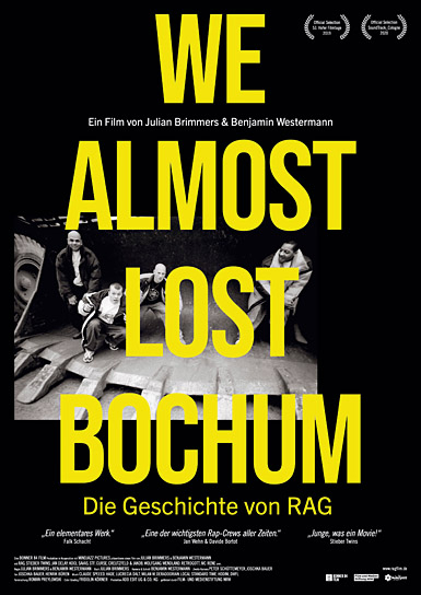 Filmplakat von "We Almost Lost Bochum - Die Geschichte von RAG" (2019); Quelle: mindjazz pictures, DFF