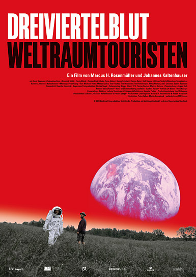 Filmplakat von "Dreiviertelblut - Weltraumtouristen" (2020); 