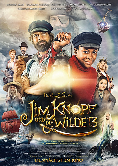Filmplakat von "Jim Knopf und die Wilde 13" (2020); Quelle: Warner Bros. Pictures Germany, DFF, © Warner Bros. Ent.