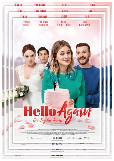 Filmplakat von "Hello Again - Ein Tag für immer" (2020); Quelle: Warner Bros. Pictures Germany, DFF