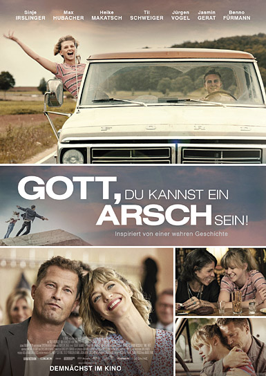 Filmplakat von "Gott, du kannst ein Arsch sein!" (2020); Quelle: LEONINE Distribution, DFF