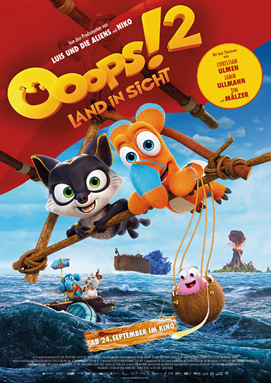 Filmplakat von "Ooops! 2 - Land in Sicht" (2020); Filmplakat von "Ooops! 2 - Land in Sicht" (2020)