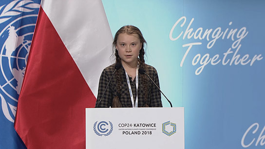 Greta Thunberg in "I Am Greta" (2020); Quelle: Filmwelt Verleih, DFF, © 2020 B-Reel Films AB