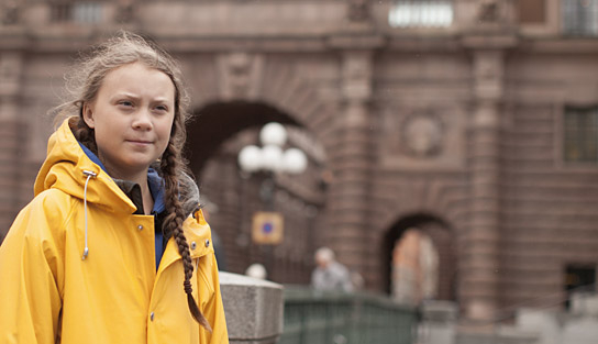 Greta Thunberg in "I Am Greta" (2020); Quelle: Filmwelt Verleih, DFF, © 2020 B-Reel Films AB