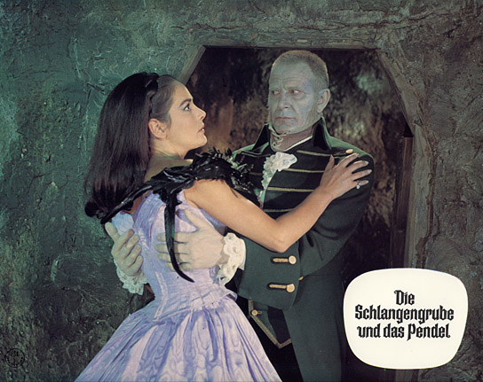 Karin Dor, Carl Lange in "Die Schlangengrube und das Pendel" (1967); Quelle: e-m-s