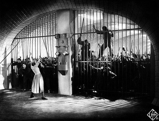 Brigitte Helm in "Metropolis" (1926); Quelle: Murnau-Stiftung, DFF, SDK, © Horst von Harbou - Deutsche Kinemathek