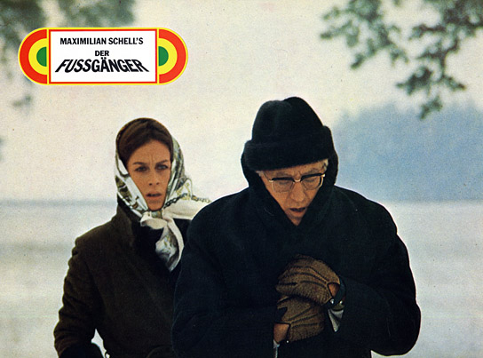 Dagmar Hirtz, Gustav Rudolf Sellner in "Der Fußgänger" (1973); Quelle: DFF