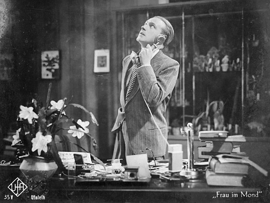 Willy Fritsch in "Frau im Mond" (1929); Quelle: Murnau-Stiftung, DFF, © Horst von Harbou - Deutsche Kinemathek