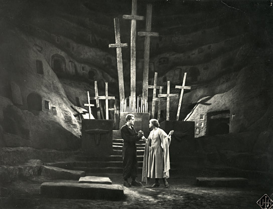 Gustav Fröhlich, Brigitte Helm in "Metropolis" (1926); Quelle: Murnau-Stiftung, DFF, © Horst von Harbou - Deutsche Kinemathek