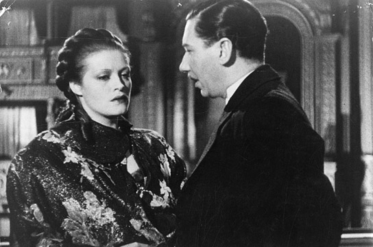 Sybille Schmitz, Willy Birgel in "Hotel Sacher" (1939); Quelle: Murnau-Stiftung, DFF/Kineos Sammlung