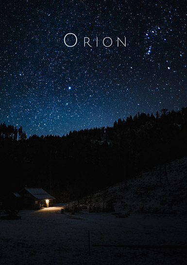 Filmplakat von "Orion" (2020); Quelle: Marius Kast, © Marius Kast