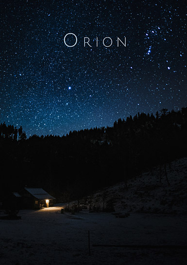 Filmplakat von "Orion" (2020); Quelle: Marius Kast, © Marius Kast