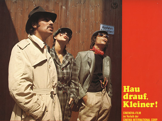 Henry van Lyck, Mascha Gonska, Werner Enke (v.l.n.r.) in "Hau drauf, Kleiner" (1974)