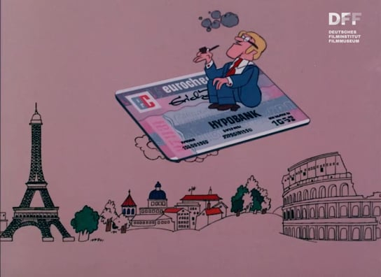 Screenshot aus "HYPOBANK 'Privatkonto'" (19??) Screenshot aus "HYPOBANK 'Privatkonto'" (19??); Quelle: DFF